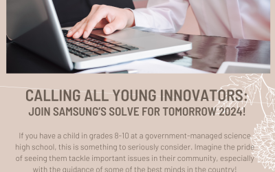 Calling All Young Innovators: Join Samsung’s Solve for Tomorrow 2024!