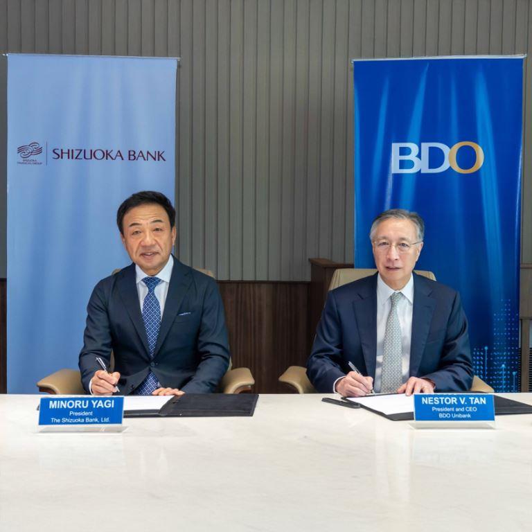 BDO and Shizuoka Bank: 