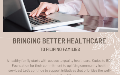 BDO Foundation BringS Better Healthcare to Filipino Families