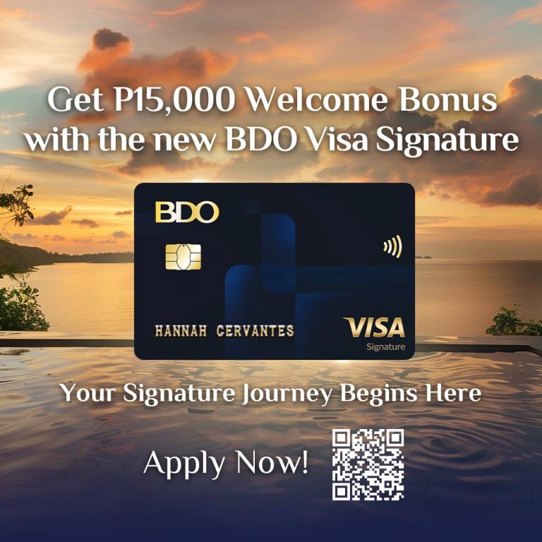 BDO Visa Signature take care of the little details—so you can focus on making memories.