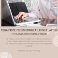 Mega Prime Foods Brings Filipino Flavors to the World with Dubai Expansion