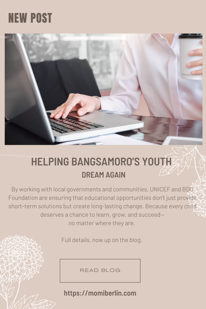 Helping Bangsamoro’s Youth Dream Again 