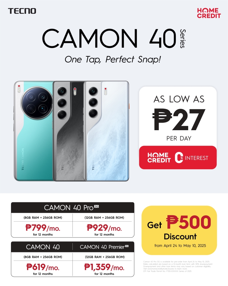 TECNO CAMON 40 Series Launches with Sarah Geronimo: Capture Every Precious Mom Moment in One Tap