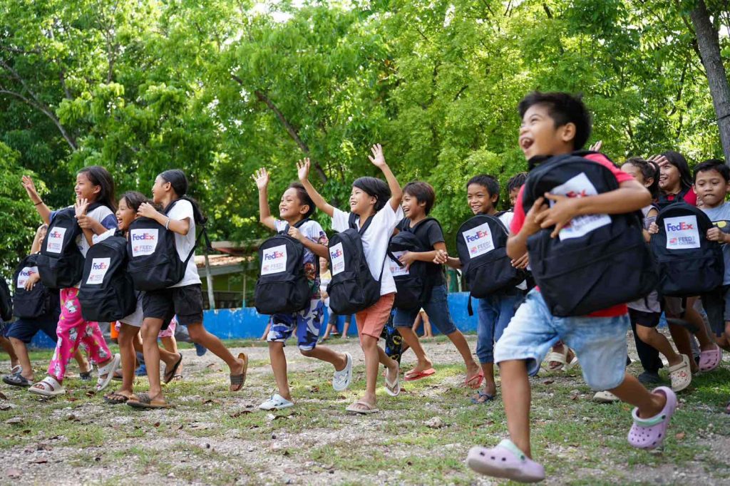 FedEx Brings School Supplies to Children in Cebu and Negros Oriental