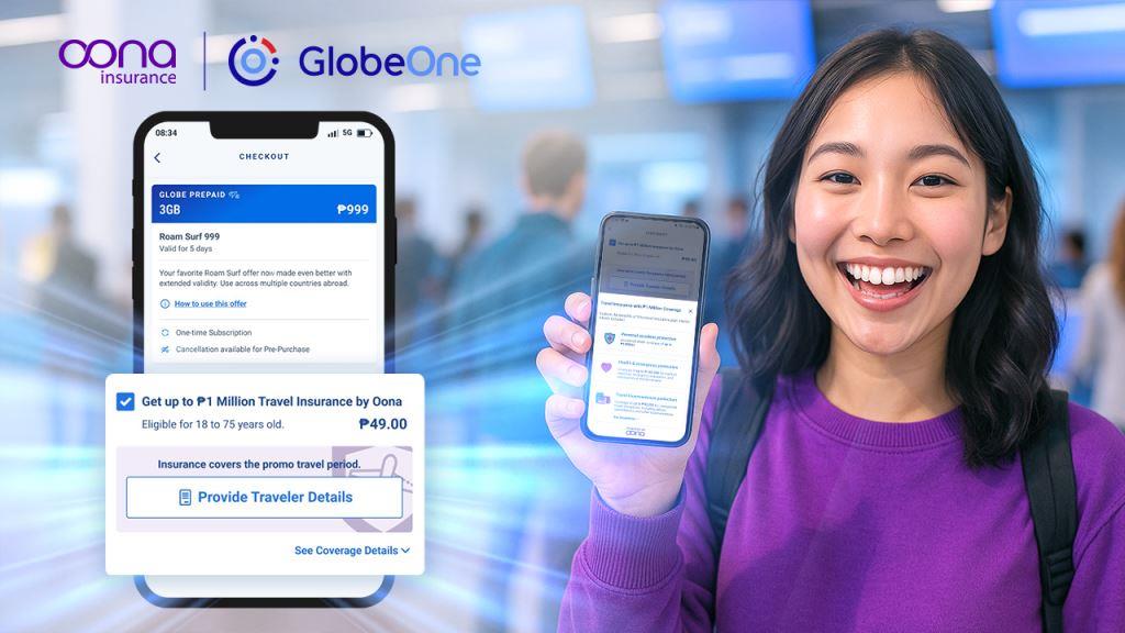 Globe Prepaid Roaming Now Comes with Travel Insurance from Oona
