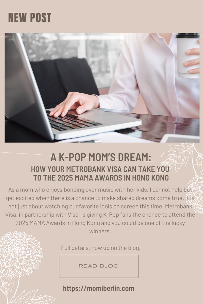 As a mom who enjoys bonding over music with her kids, I cannot help but get excited when there is a chance to make shared dreams come true. It is not just about watching our favorite idols on screen this time. Metrobank Visa, in partnership with Visa, is giving K-Pop fans the chance to attend the 2025 MAMA Awards in Hong Kong and you could be one of the lucky winners.