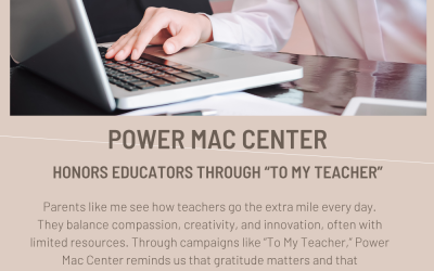 Power Mac Center honors educators through “To My Teacher”
