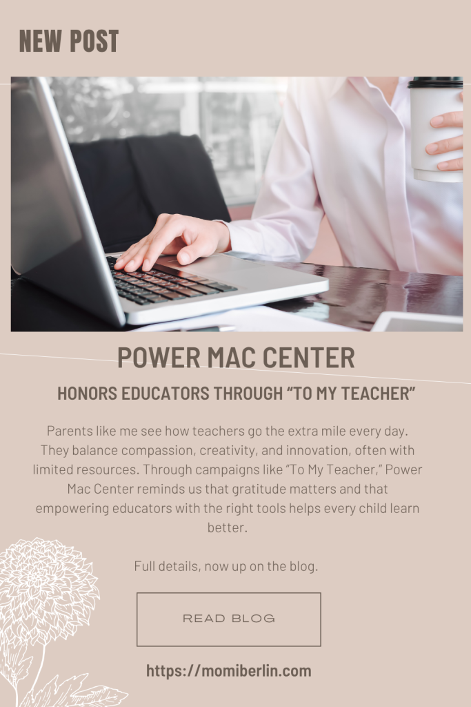 Power Mac Center honors educators through “To My Teacher”