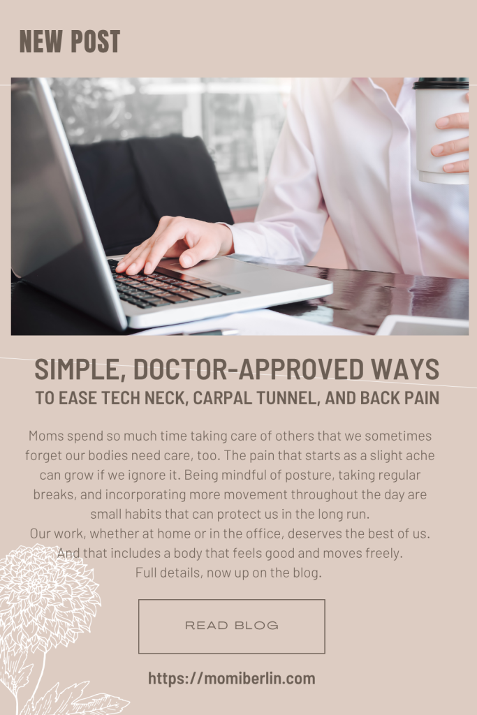 Simple, doctor-approved ways to ease tech neck, carpal tunnel, and back pain