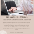 Personal Collection’s Green Efforts Earn International Recognition